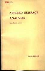 <em>APPLIED</em> SURFACE ANALYSIS