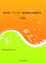西安市“十二五”规划重大问题研究  下