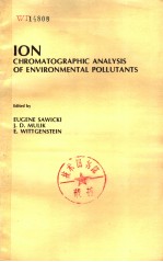 ION CHROMATOGRAPHIC <em>ANALYSIS</em> <em>OF</em> ENVIRONMENTAL POLLUTANTS