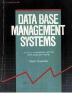 <em>Data</em> Base <em>Management</em> Systems MS-DOS:Evaluating MS-DOS <em>Data</em> Base Software