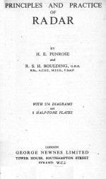 <em>PRINCIP</em>LES <em>AND</em> <em>PRACTICE</em> OF RADAR