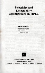 SELECTIVITY AND DETECTABILITY OPTIMIZATIONS <em>IN</em> HPLC