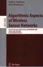 Lecture Notes <em>in</em> Computer <em>Science</em> 4240 Algorithmic Aspects <em>of</em> Wireless Sensor Networks Second <em>In</em>tern