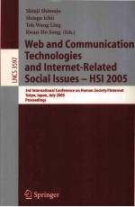 Lecture Notes in Computer <em>Science</em> 3597 Web and Communication Technologies and Internet-Related Socia