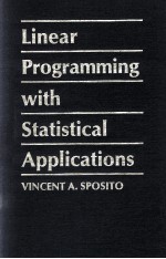 LINEAR PROGRAMMING <em>WITH</em> <em>S</em>TATI<em>S</em>TICAL APPLICATION<em>S</em>