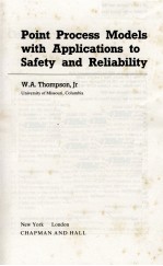 POINT PROCE<em>S</em><em>S</em> MODEL<em>S</em> <em>WITH</em> APPLICATION<em>S</em> TO <em>S</em>AFETY AND RELIABILITY