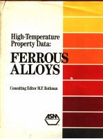 HIGH-TE<em>M</em>PERATURE PROPERTY DATA:<e<em>m</em>>F</e<em>m</em>>ERROUS ALLOYS