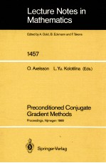 LECTURE NOTES <em>IN</em> MATHEMATICS 1457: PRECONDITIONED CONJUGATE GRADIENT <em>METHODS</em>