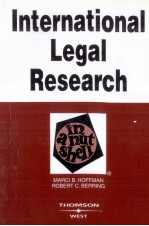 <em><em>IN</em>TERNATI<em>ON</em>AL</em> IEGAL <em>RESEARCH</em>  <em>IN</em> A NUTSHELL