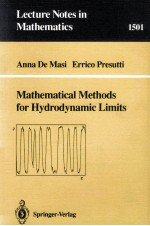 MATHEMATICAL <em>METHODS</em> FOR HYDRODYNAMIC LIMITS