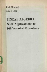 LINEAR ALGEBRA WITH <em>APPLICATIONS</em> TO <em>DIFFERENTIAL</em> <em>EQUATION</em>S