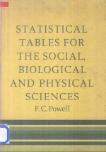 <em>Statistical</em> Tables <em>For</em> The Social