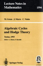 <em>ALGEBRAIC</em> CYCLES <em>AND</em> HODGE THEORY