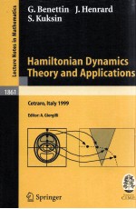 HAMILTONIAN <em>DYNAMICS</em> <em>THEORY</em> AND <em>APPLICATIONS</em>