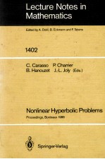 <em>LECTURE</em> <em>NOTES</em> <em>IN</em> <em>MATHEMATICS</em> 1402: NONL<em>IN</em>EAR HYPERBOLIC PROBLEMS