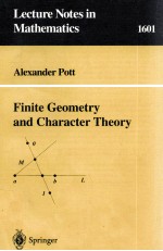 FINITE GEOMETRY <em>AND</em> CHARACTER <em>THEORY</em>