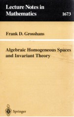 <em>ALGEBRAIC</em> HOMOGENEOUS SPACES <em>AND</em> INVARIANT THEORY