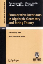 ENUMERATIVE INVARIANTS IN <em>ALGEBRAIC</em> GEOMETRY <em>AND</em> STRING THERY