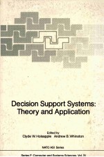 DECISION <em>SUPPORT</em> SYSYTEMA:THEORY <em>AND</em> APPLICATION