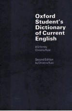 OXFORD STUDENT'S DICTIONARY OF CURRENT <em>ENGLISH</em> <em>SECOND</em> <em>EDITION</em>