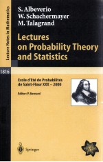 <em>LECTURES</em> ON PROBABILITY <em>THEORY</em> AND STATISTICS