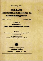 12th IAPR Internati<em>on</em>al C<em>on</em>ference <em>on</em> Pattern Recogniti<em>on</em> Volume II C<em>on</em>ference B:Pattern Recogniti<em>on</em>