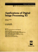 <em>Applications</em> of Digital <em>Image</em> <em>Processing</em> XI
