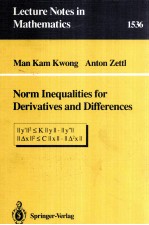 NORM INEQUALITIES <em>FOR</em> DERIVATIVES <em>AND</em> DIFFERENCES