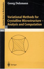 VARIATIONAL <em>METHODS</em> FOR CRYSTALLINE MICROSTRUCTURE - <em>ANALYSIS</em> AND COMPUTATION