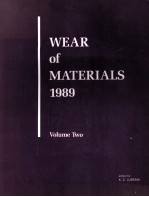 WEAR <em>OF</em> MATERIALS 1989 <em>VOLUME</em> TWO PAGES 449-814