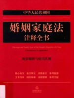 中华人民共和国婚姻家庭法注释全书  配套解析与应用实例