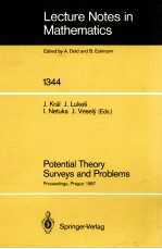 LECTURE NOTES <em>IN</em> MATHEMATICS 1344: POTENTIAL <em>THEORY</em> SURVEYS AND PROBLEMS
