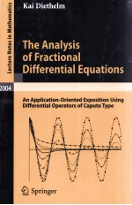 THE <em>ANALYSIS</em> <em>OF</em> FRACTIONAL DIFFERENTIAL EQUATIONS