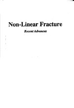 NON-LINEAR FRACTURE  RECENT ADVANCE<em>S</em>