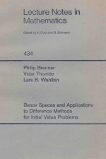 LECTURE NOTES IN CONTROL AND INFORMATION <em>SCIENCE</em>S 434: BESOV SPACES AND APPLICATIONS TO DIFFERENCE M