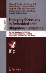 Lecture Notes in Computer Science 4809 Emerging Direction in Embedded and Ubiquitous <em>Computing</em> EUC 2