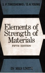 ELEMENTS <em>OF</em> STRENGTH <em>OF</em> MATERIALS FIFTH <em>EDITION</em>