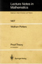 LECTURE NOTES <em>IN</em> MATHEMATICS 1407: PROOF <em>THEORY</em>