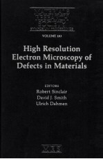 MATERIALS RESEARCH SOCIETY SYMPOSIUM PROCEEDINGS VOLUME 183 HIGH RESOLUTION ELECTRON <em>MICROSCOPY</em> OF D