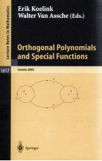 ORTHOGONAL POLYNOMIAL<em>S</em> AND <em>S</em>PECIAL FUNCTION<em>S</em>