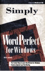 SIMPLY WORDPERFECT <em>FOR</em> <em>WINDOWS</em>