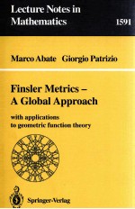 FINSLER METRICS - <em>A</em> GLOB<em>A</em>L <em>A</em>PPRO<em>A</em>CH