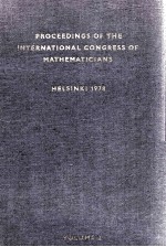 PROCEED<em>IN</em>GS <em>OF</em> THE <em>IN</em>TERNATIONAL CONGRESS <em>OF</em> MATHEMATICIANS HELS<em>IN</em>KI 1978 <em>VOLUME</em> 2