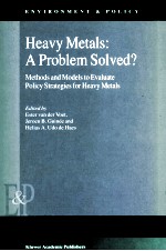 HEAVY METALS:A PROBLEM SOLVED? <em>METHODS</em> AND MODELS TO EVALUATE POLICY STRATEGIES FOR HEAVY METALS