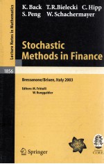 STOCHASTIC <em>METHODS</em> IN FINANCE
