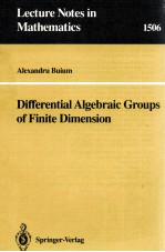 DIFFERENTIAL <em>ALGEBRAIC</em> GROUPS OF FINITE DIMENTSION