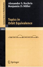 <em>TOPICS</em> <em>IN</em> ORBIT EQUIVALENCE