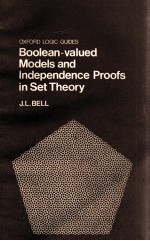 BOOLEAN-VALUED MODELS AND <em>IN</em>DEPENDENCE PROOFS <em>IN</em> <em>SET</em> <em>THEORY</em>