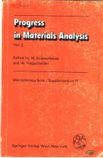 Progress <em>in</em> Materials Analysis  Vol.2