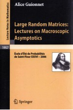 LARGE <em>R<em>AND</em>OM</em> <em>MATRICES</em>: LECTURES ON MACROSCOPIC ASYMPTOTICS